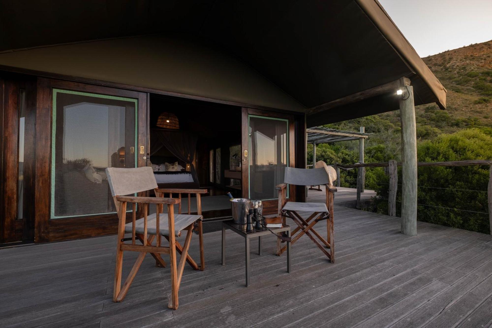 HillsNek Safari Camp – Amakhala Game Reserve Bagian luar foto