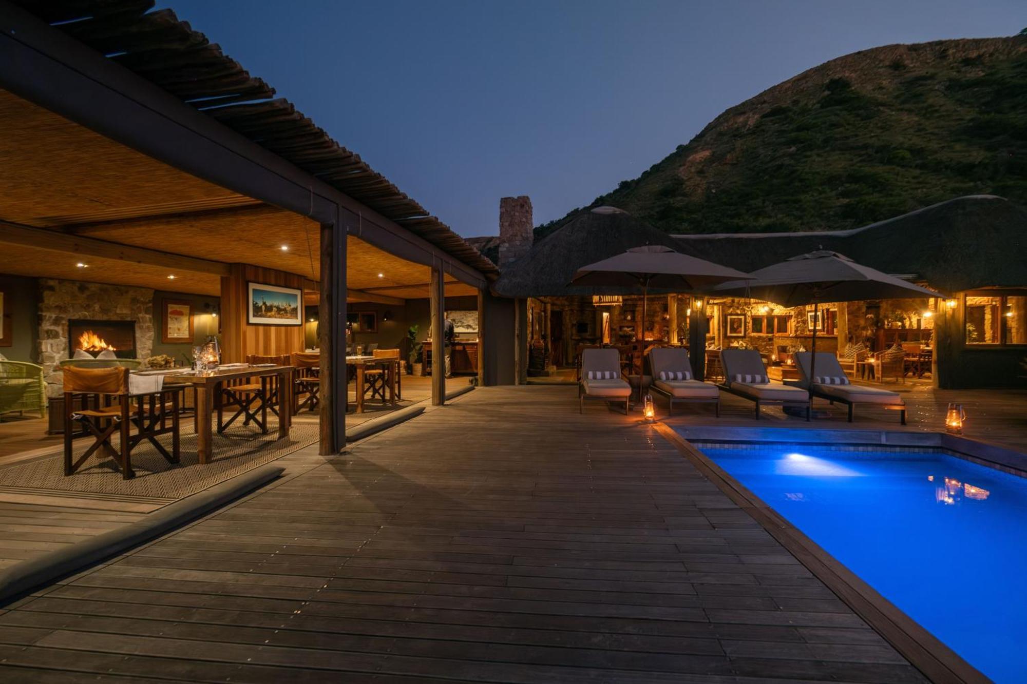 HillsNek Safari Camp – Amakhala Game Reserve Bagian luar foto