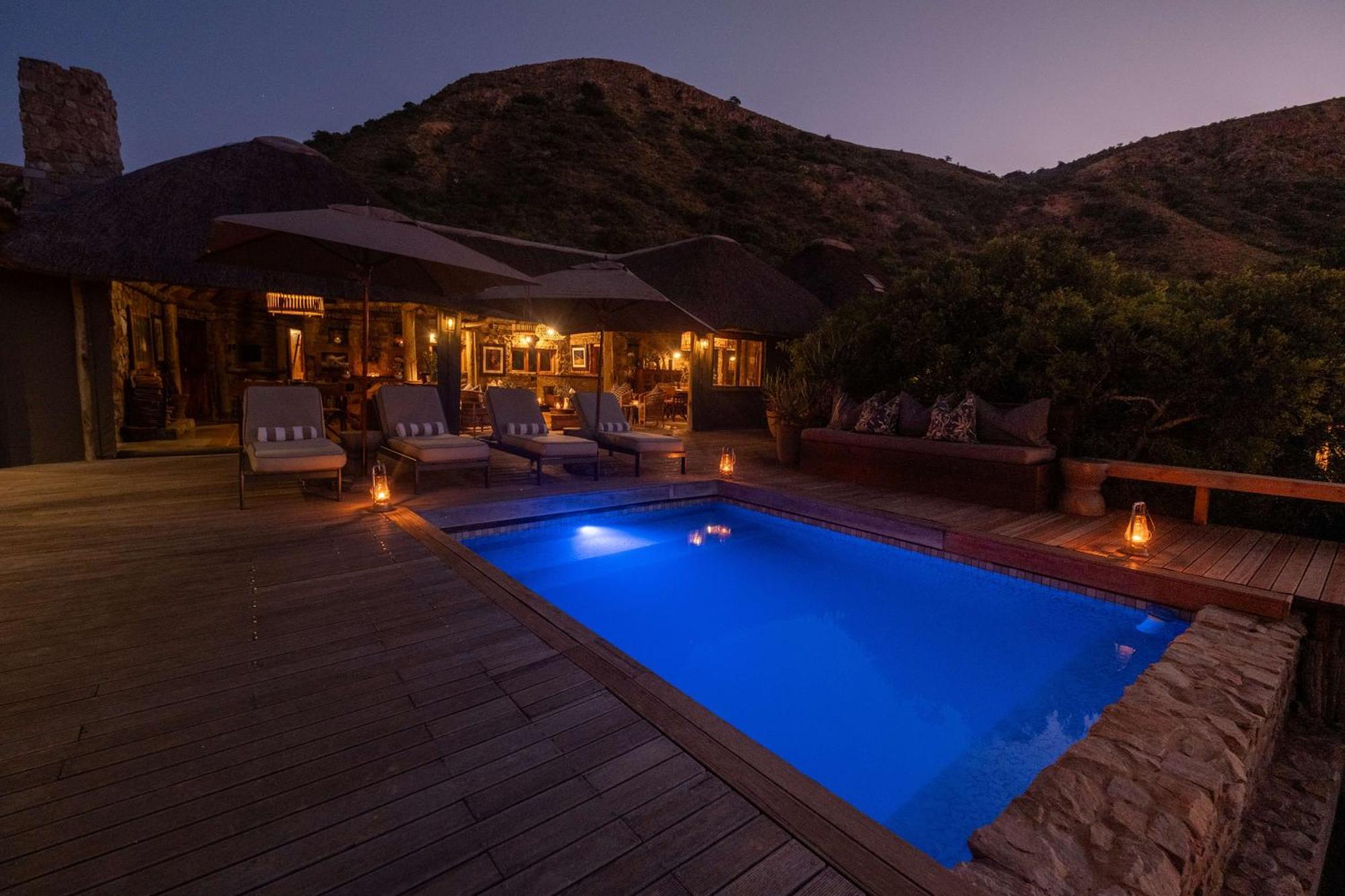 HillsNek Safari Camp – Amakhala Game Reserve Bagian luar foto