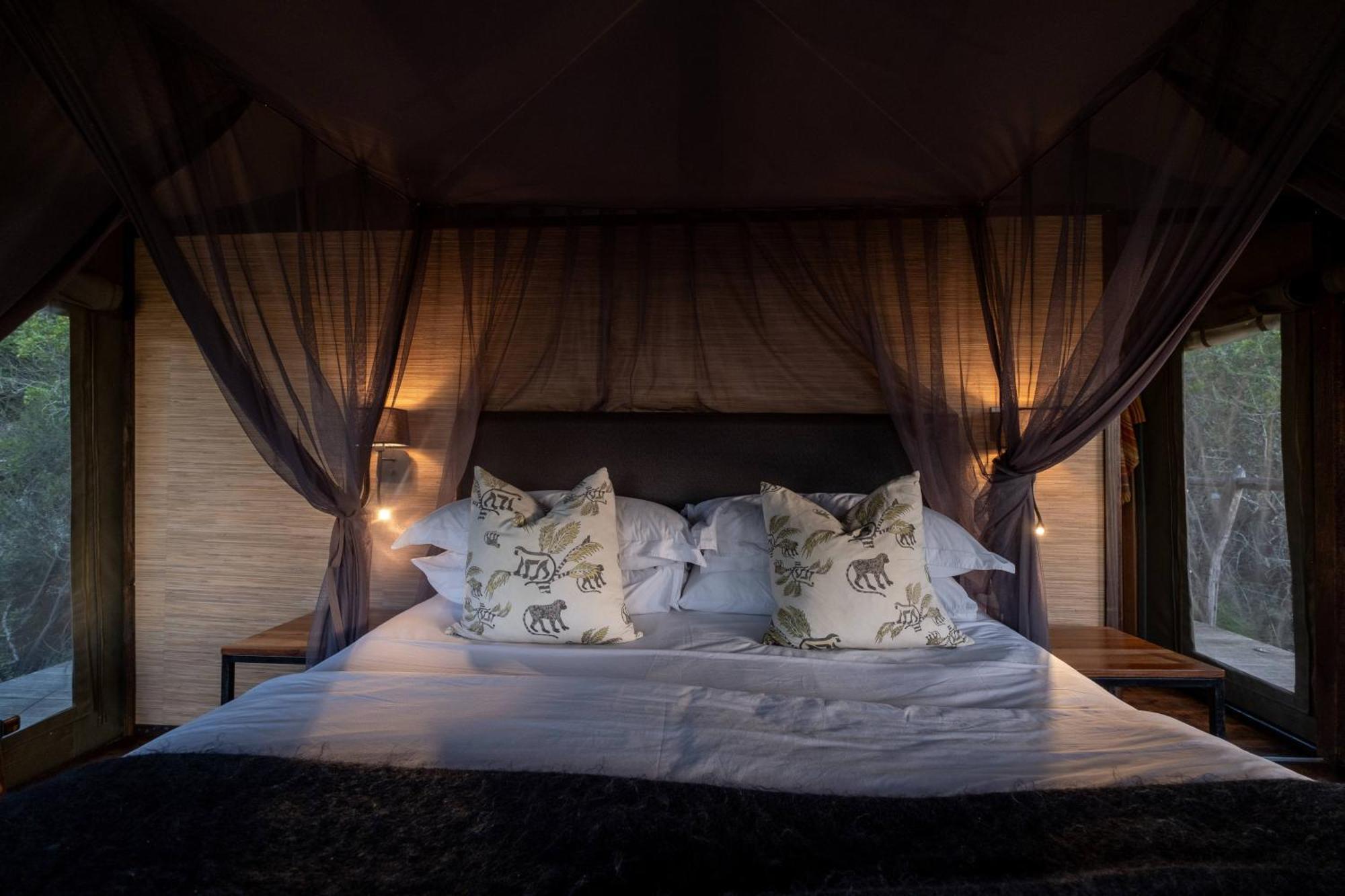 HillsNek Safari Camp – Amakhala Game Reserve Villa Bagian luar foto