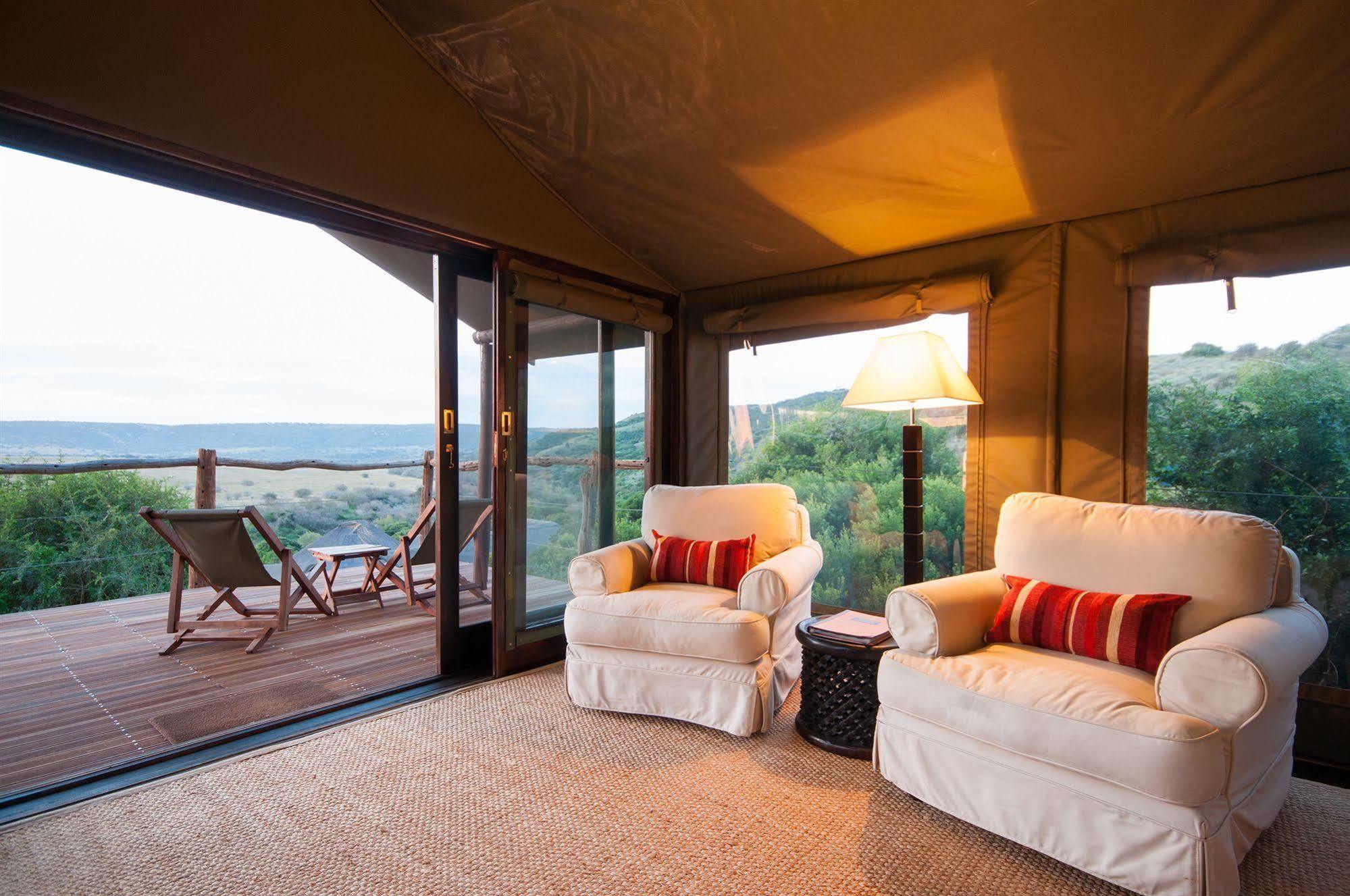 HillsNek Safari Camp – Amakhala Game Reserve Villa Bagian luar foto