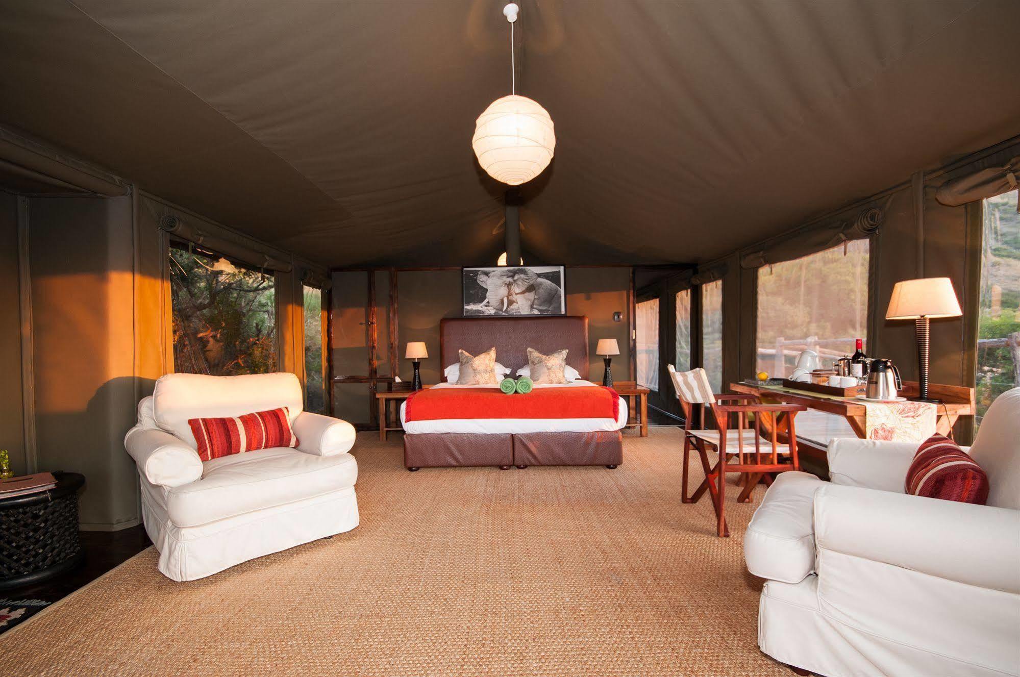 HillsNek Safari Camp – Amakhala Game Reserve Bagian luar foto